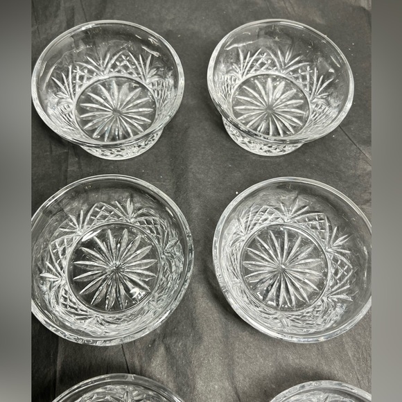 Godinger Freedom Lead Crystal Dessert Bowls – Set of 6 - Vintage - Picture 12 of 17
